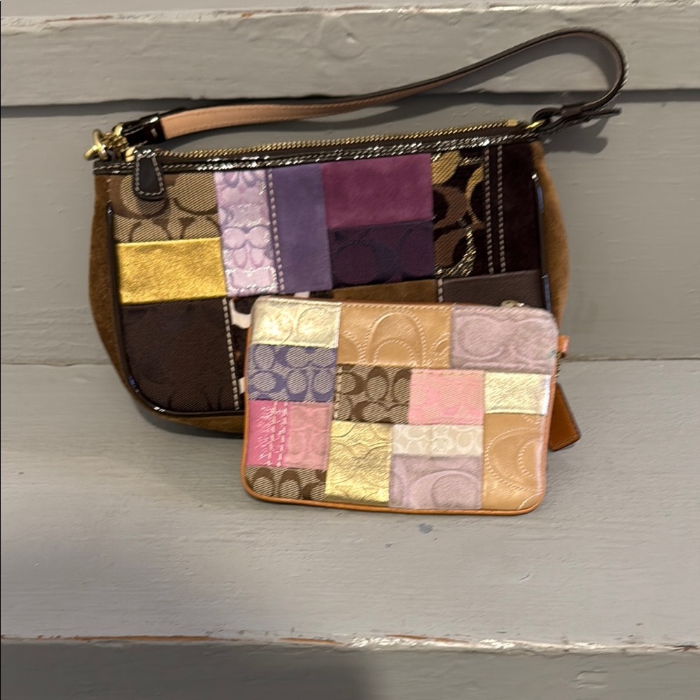Coach Multicolor Patchwork Women's Bag Set